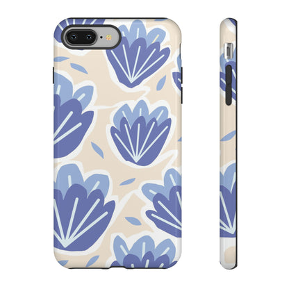 Light Blue Happy Flower - Protective Phone Case