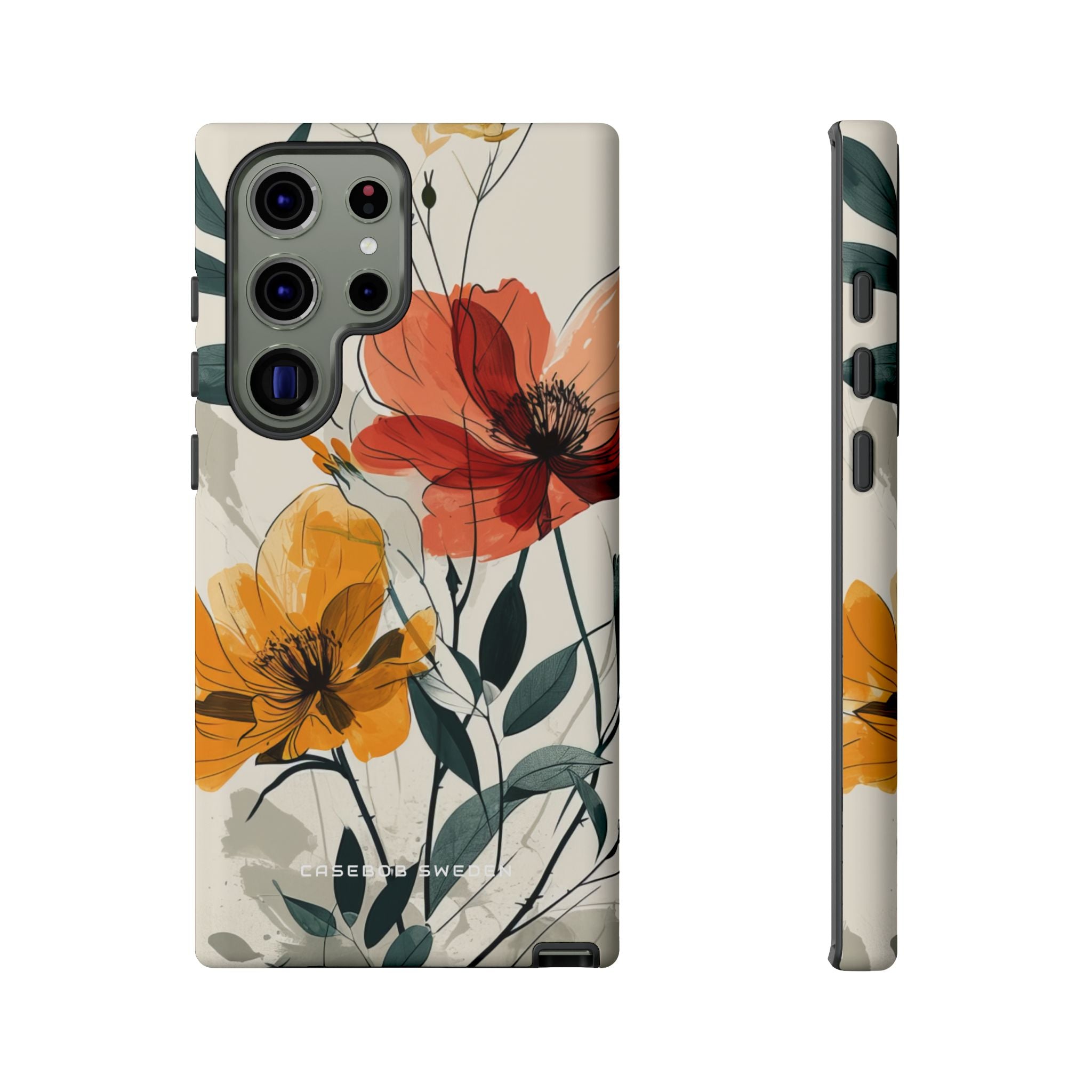 Elegant Floral Harmony Samsung S23 - Tough Phone Case