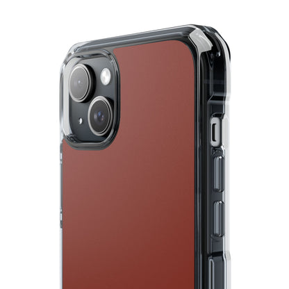 Burnt Umber - Clear Impact Case for iPhone