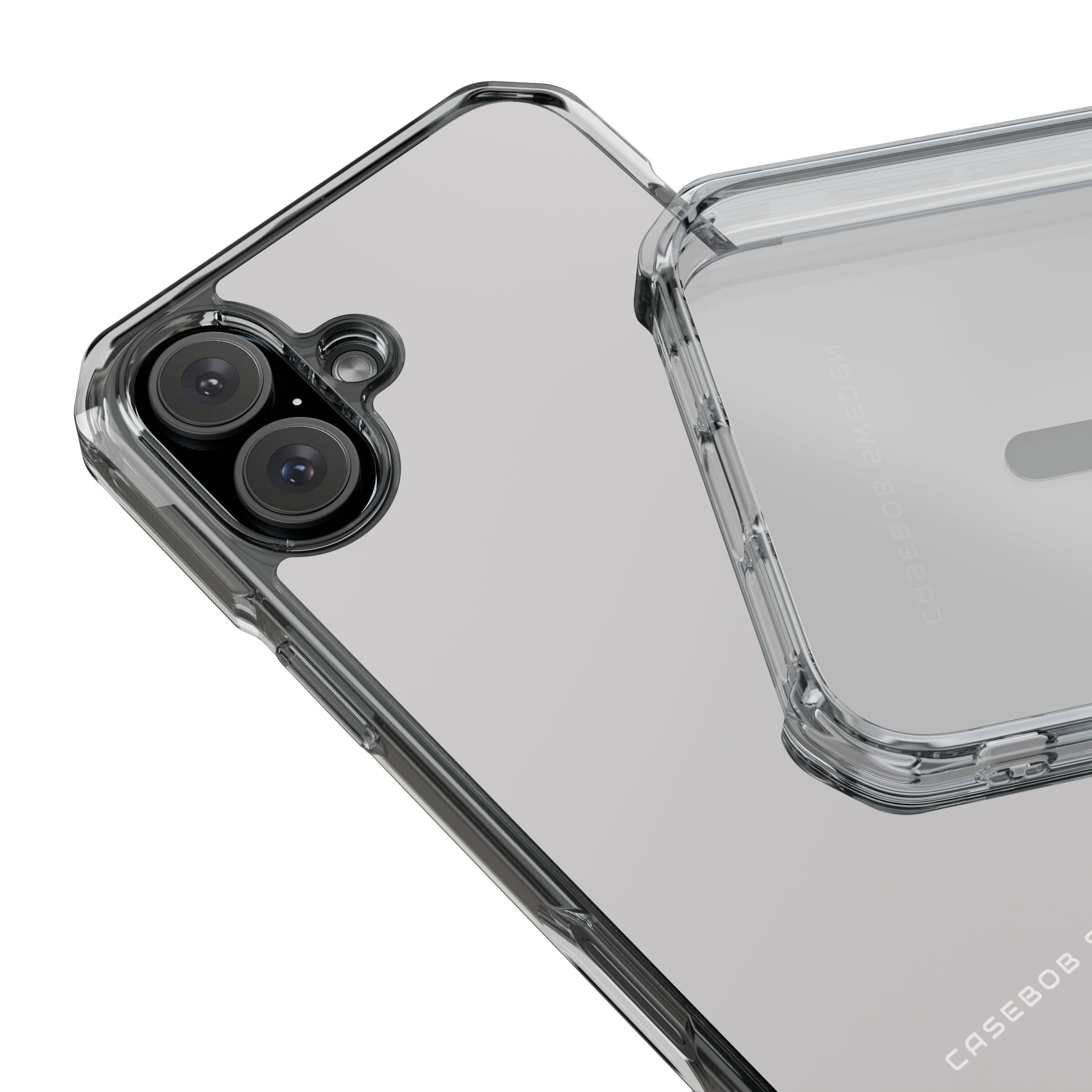 Light Gray iPhone 16 - Clear Impact Phone Case