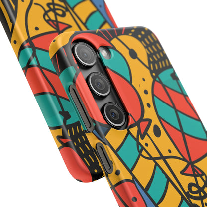 Playful Lines in Motion Samsung S23 - Slim Phone Case