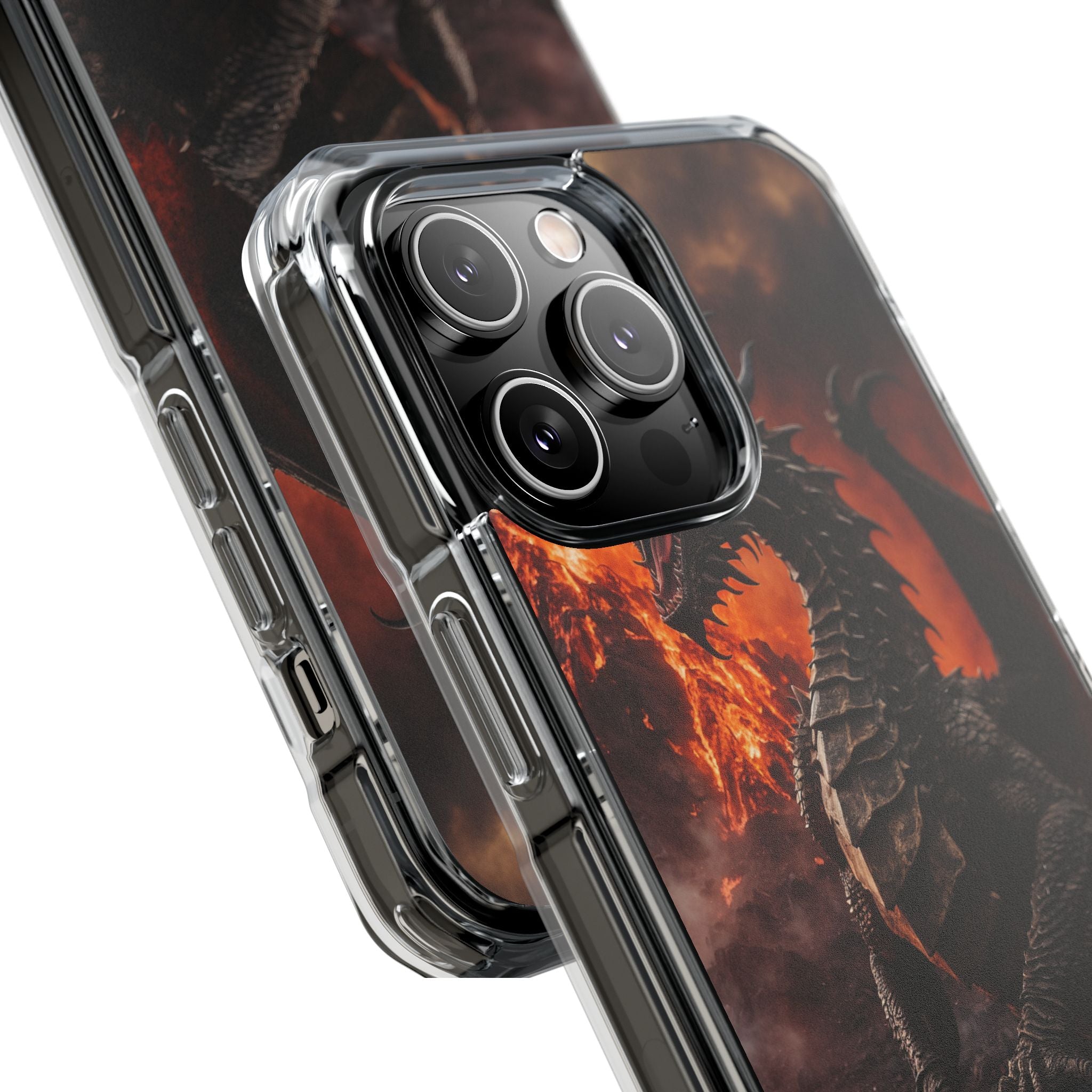 Fiery Dragon Soars iPhone Case - Impact