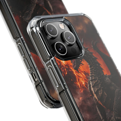 Fiery Dragon Soars iPhone Case - Impact