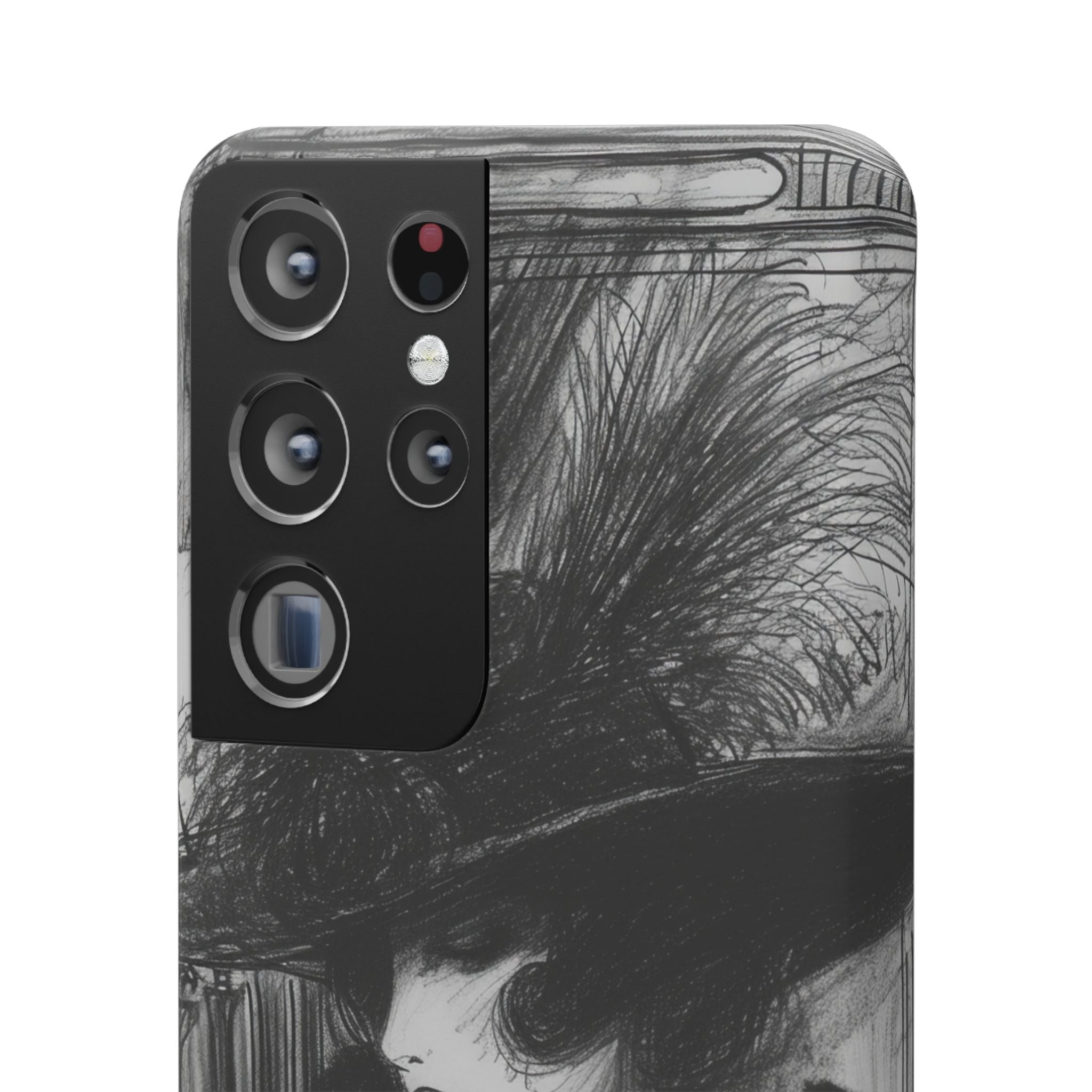 Timeless Elegance in Monochrome Samsung S21 - Slim Phone Case