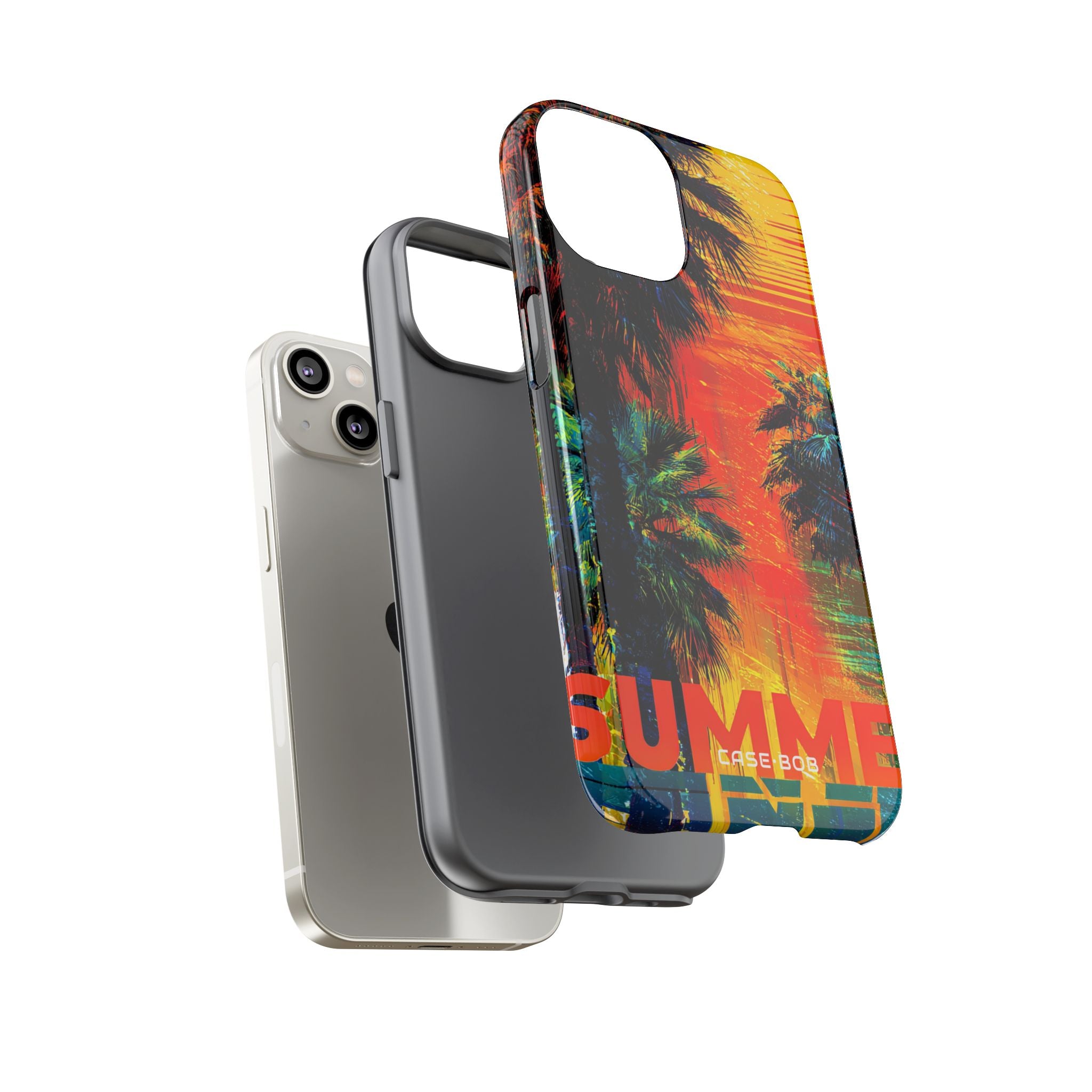 Tropical Sunburst iPhone 14 Case - Tough