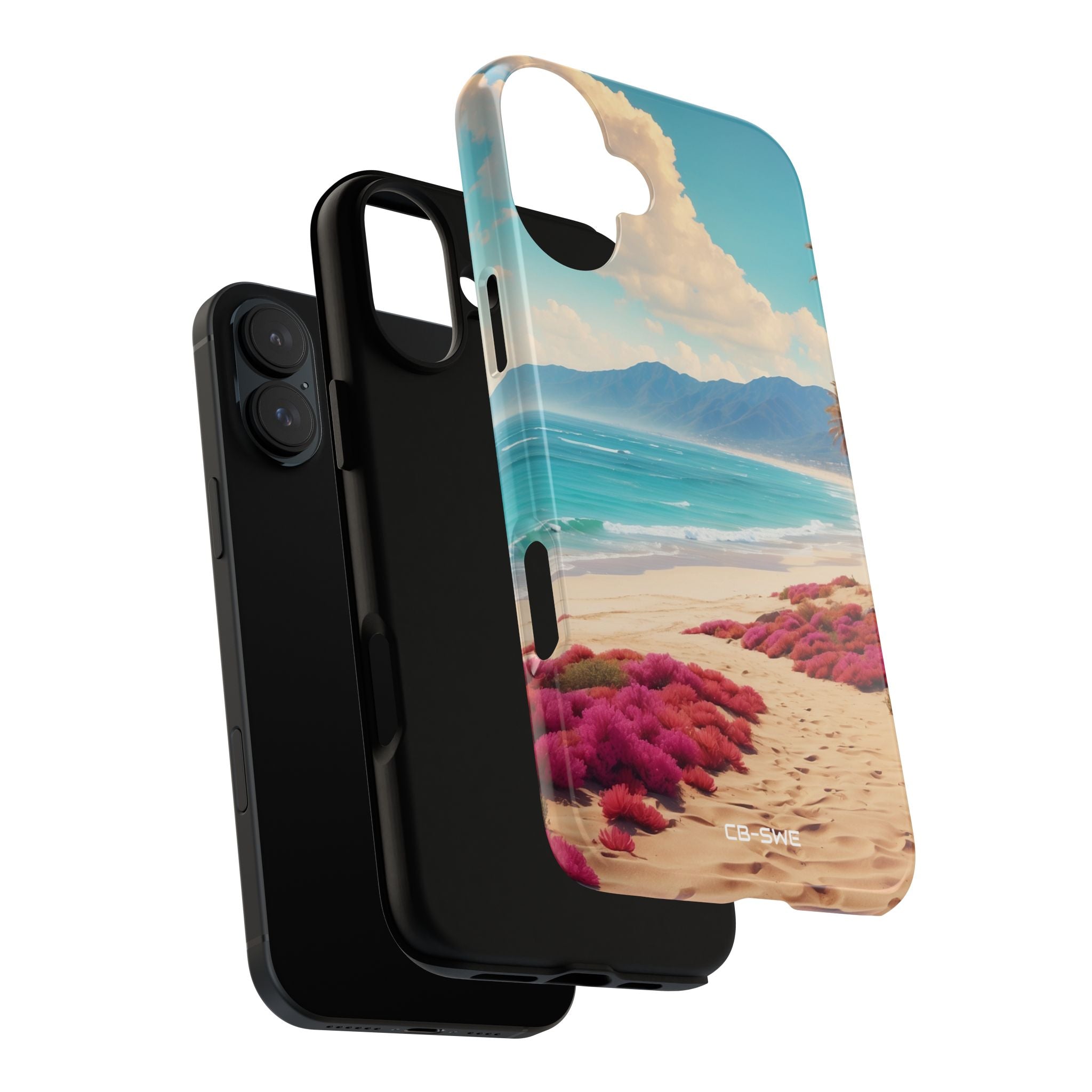 Footprints Trace Sand - iPhone Case