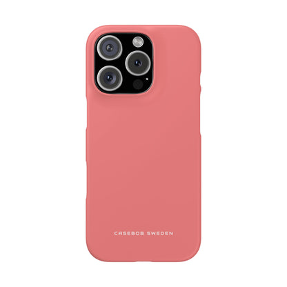 Light Coral iPhone 16 - Slim Phone Case