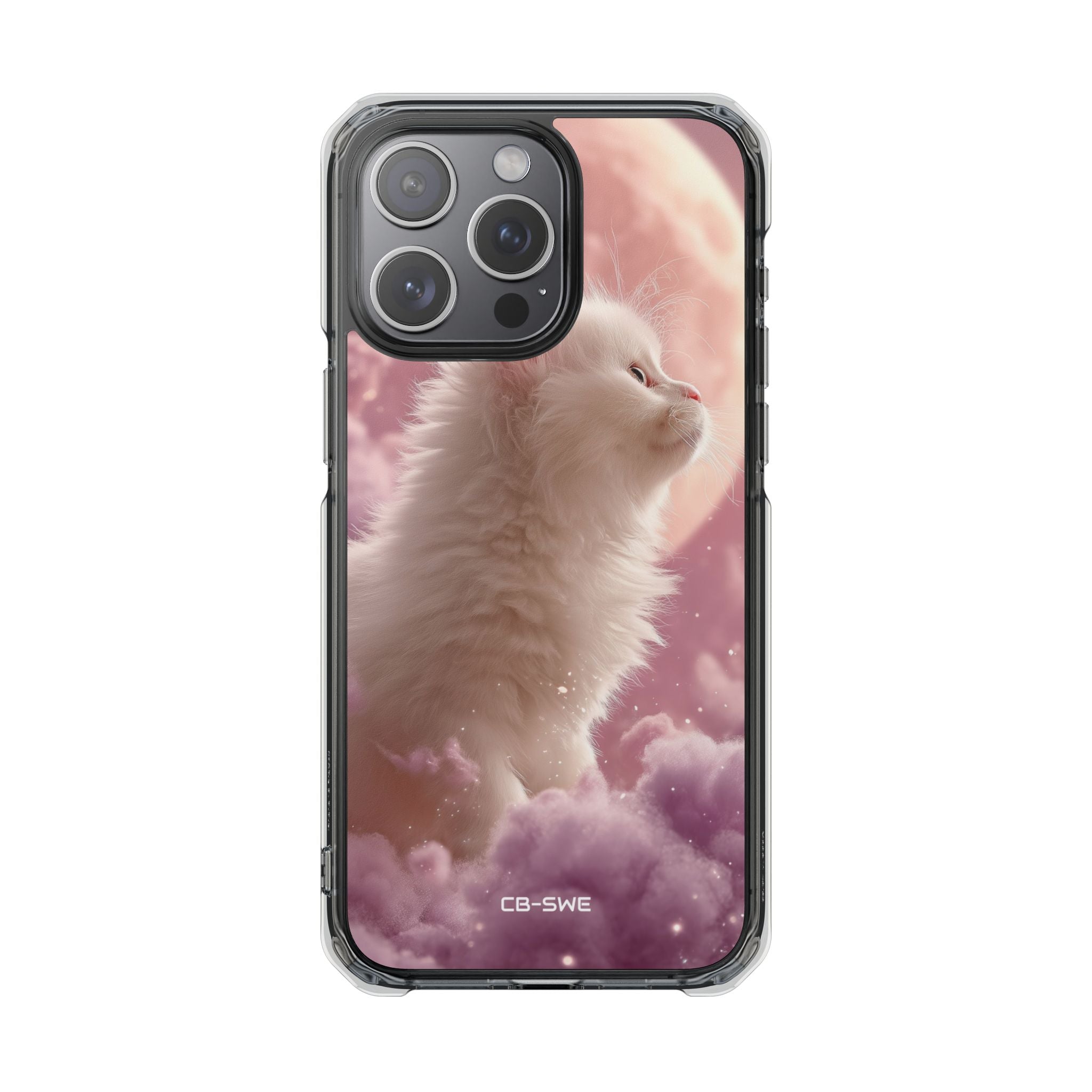Lunar Cat Soars iPhone Case - Impact