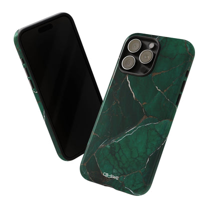 Emerald Veins Flow - iPhone Case