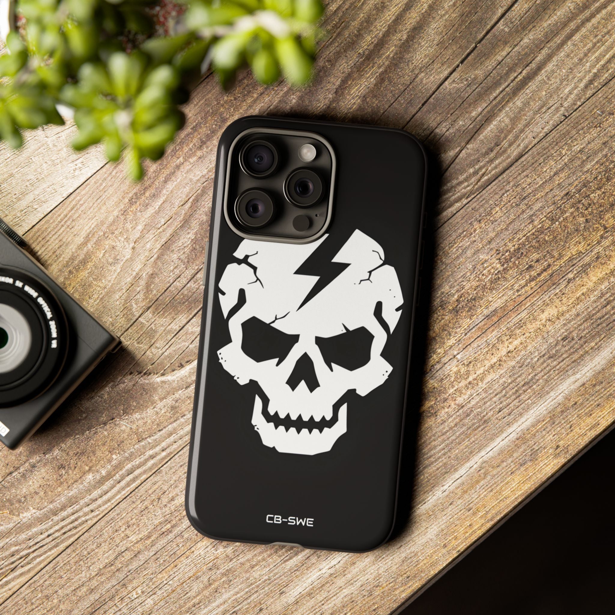 Cracked Skull Drama - iPhone Case