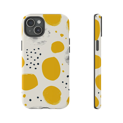 Dotted Yellow Simplicity - Protective Phone Case