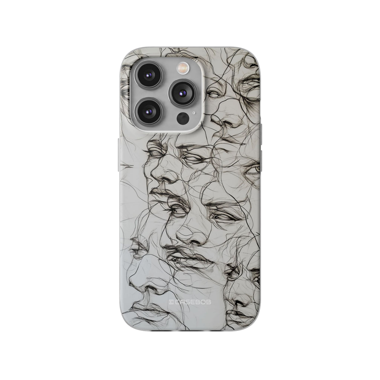 Ethereal Faces | Flexible Phone Case for iPhone