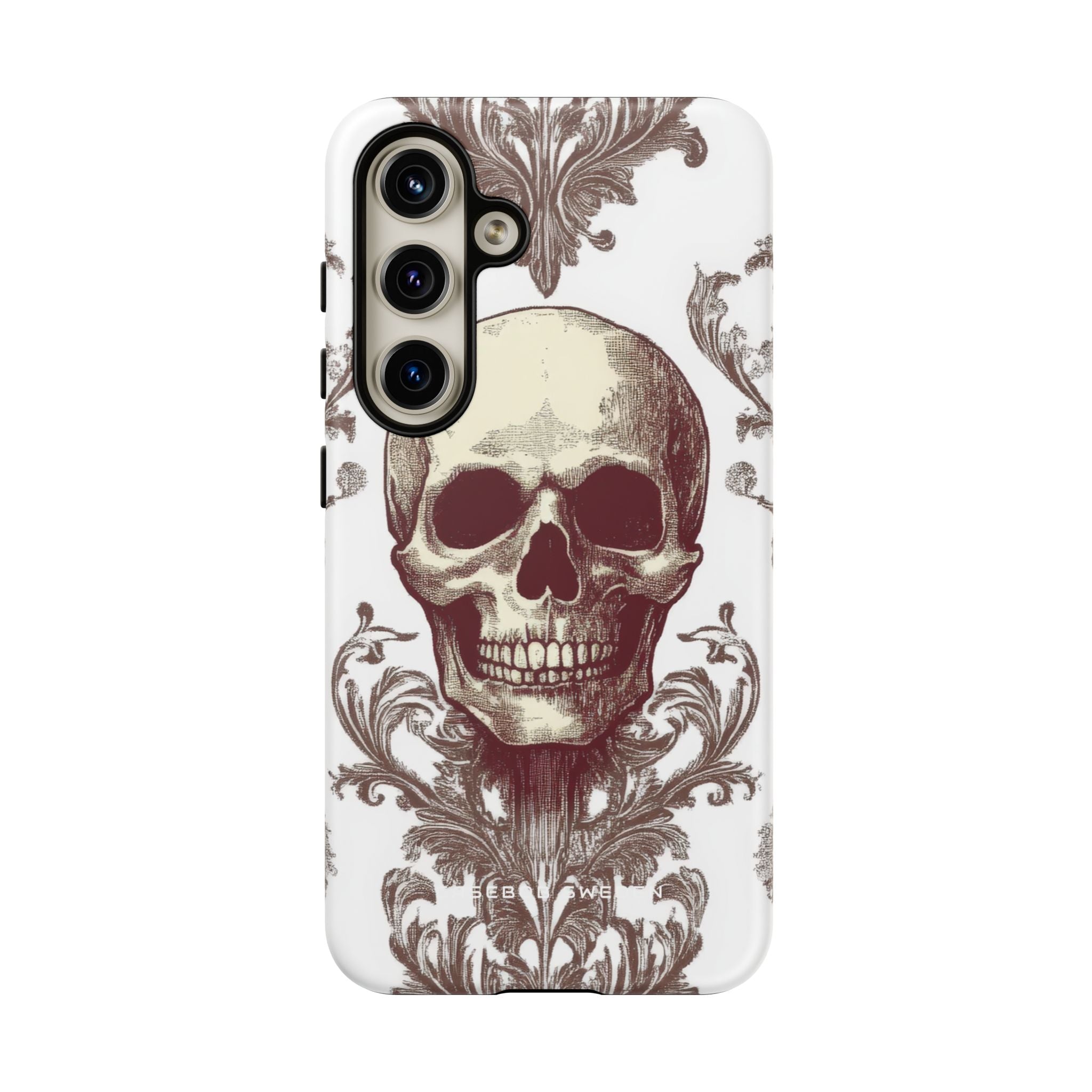 Gothic Skulls and Ornate Foliage Samsung S24 - Tough Phone Case