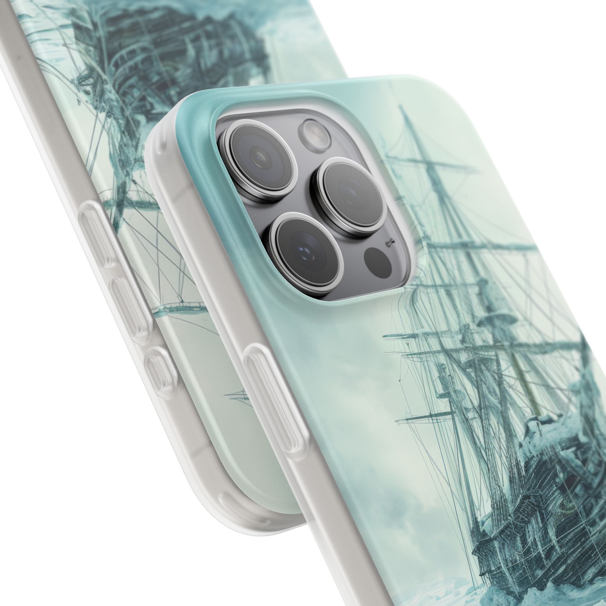 Icebound Ship iPhone 15 Pro Max Case - Soft