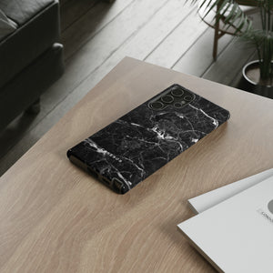 Black Marble - Protective Phone Case