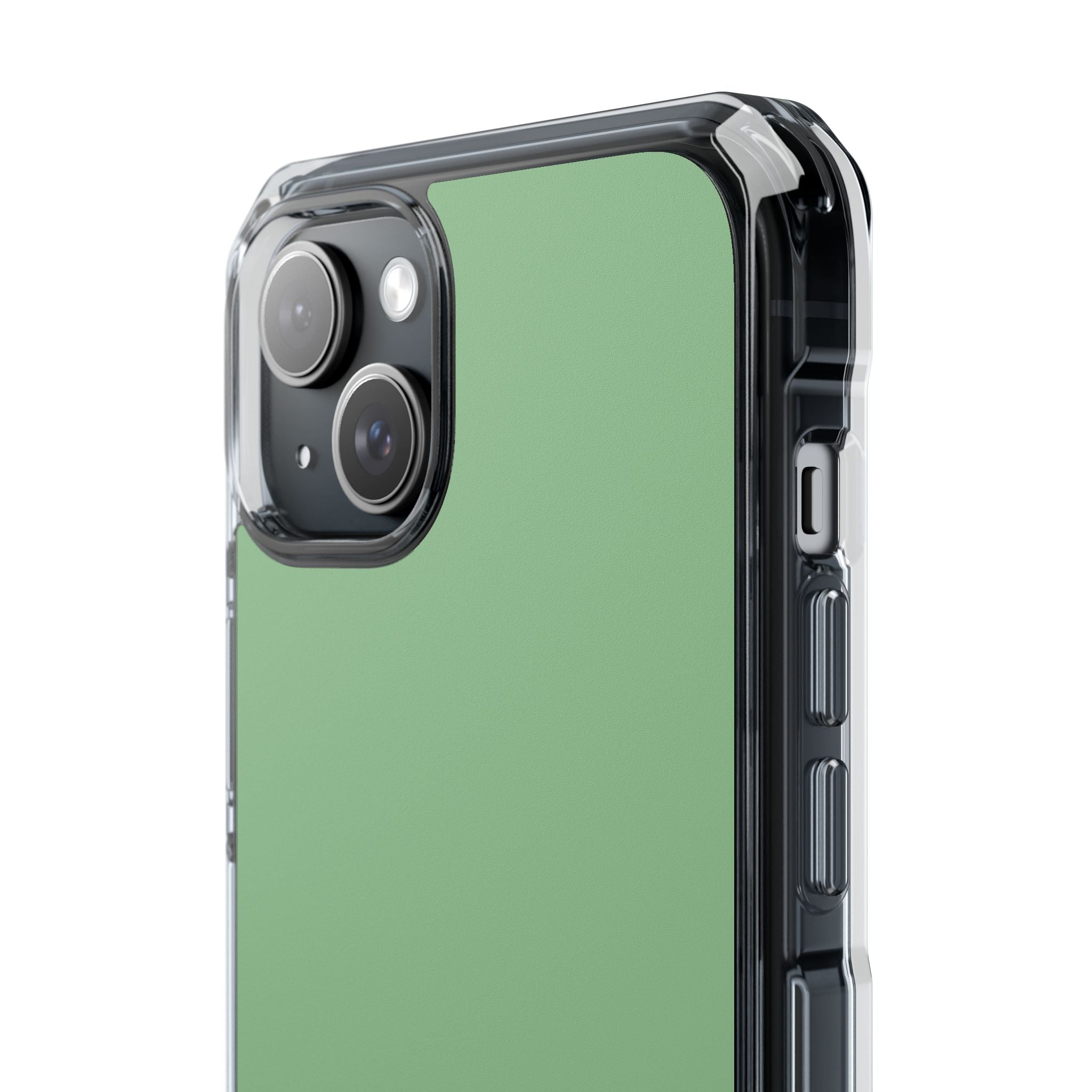 Dark Sea Green - Clear Impact Case for iPhone