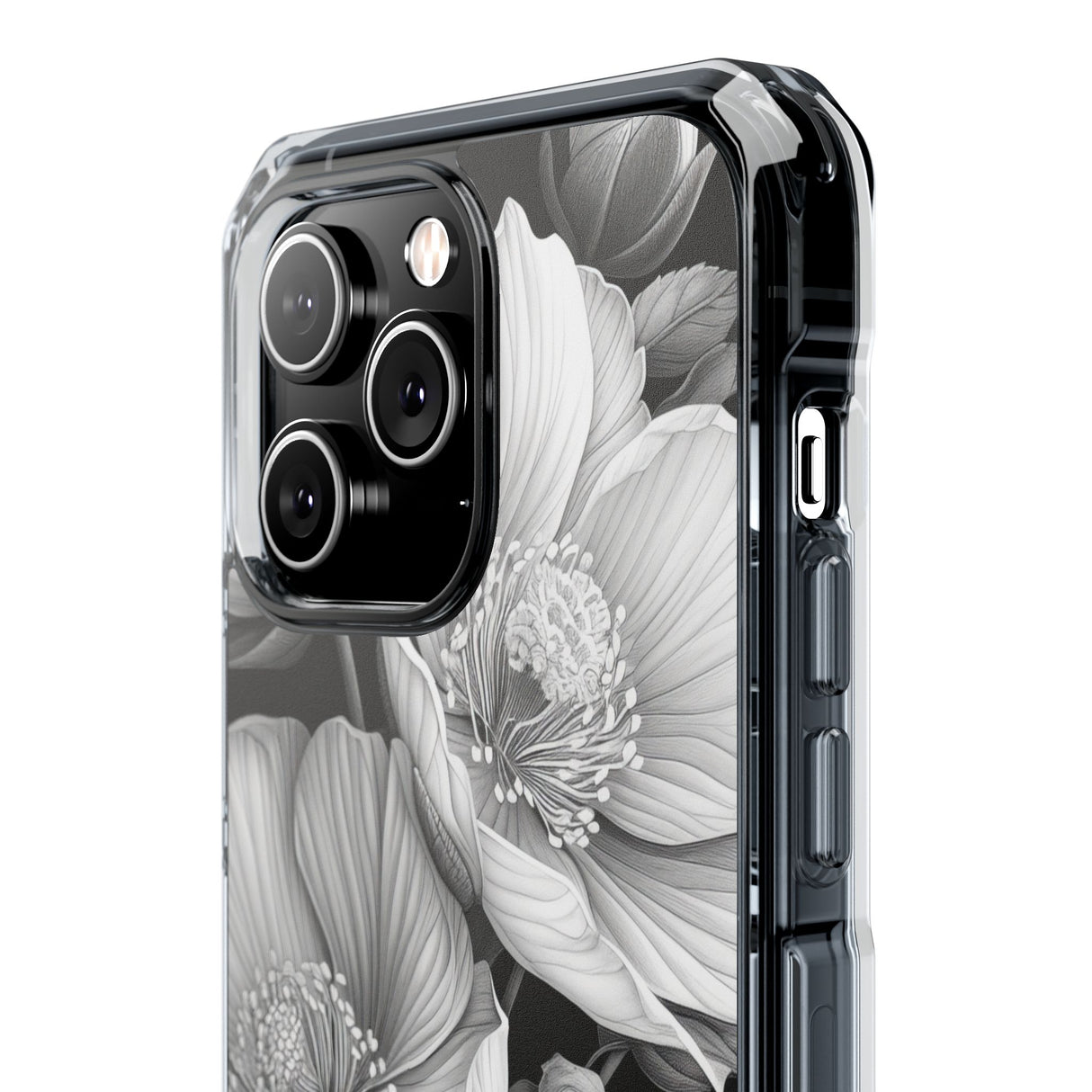 Botanical Elegance – Handyhülle für iPhone (Clear Impact – Magnetisch) 