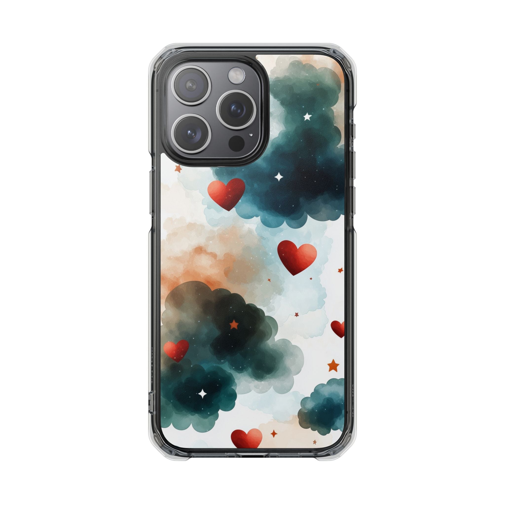 Floating Hearts Dance iPhone Case - Impact