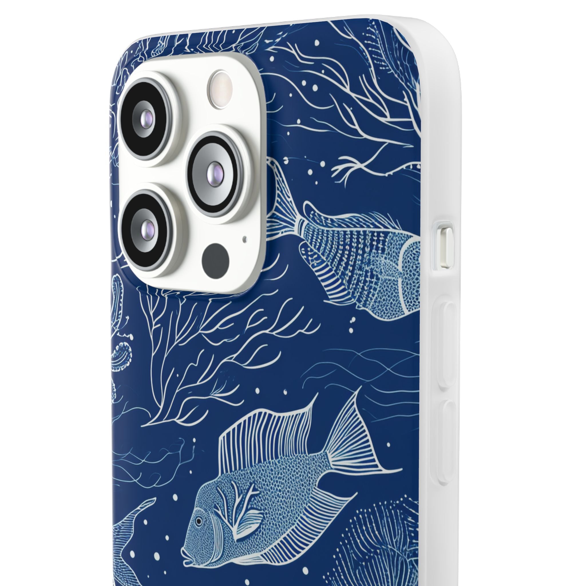 Navy Scale Reef iPhone 13 Pro - Soft