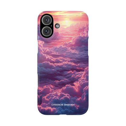 Pink Purple Clouds - Slim iPhone 16 Phone Case