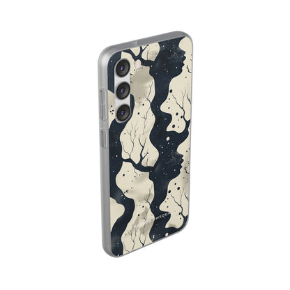 Organic Fluid Silhouettes with Cosmic Depth Samsung S23 - Flexi Phone Case