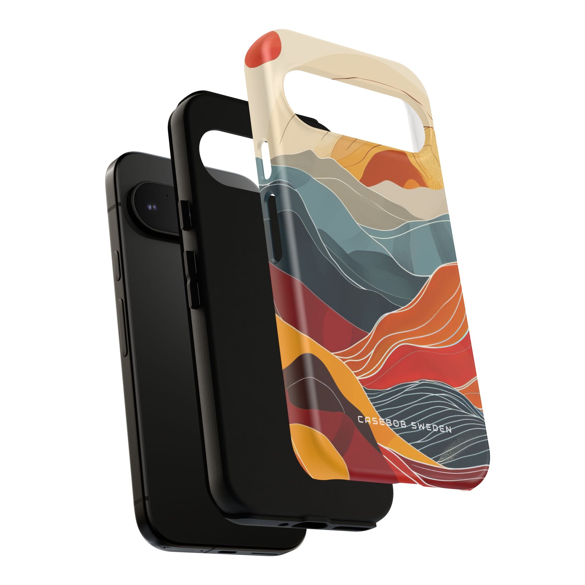 Sunlit Horizon Layers Google Pixel 9 - Tough Phone Case