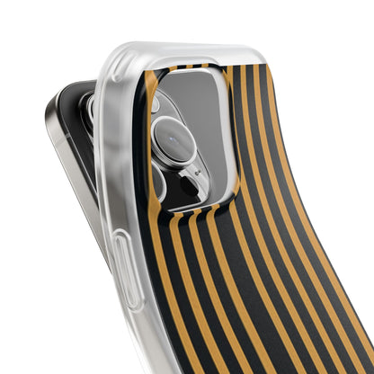 Golden Stripes iPhone 16 Pro Case - Soft