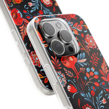 Vivid Birdscape iPhone 16 Pro Case - Soft