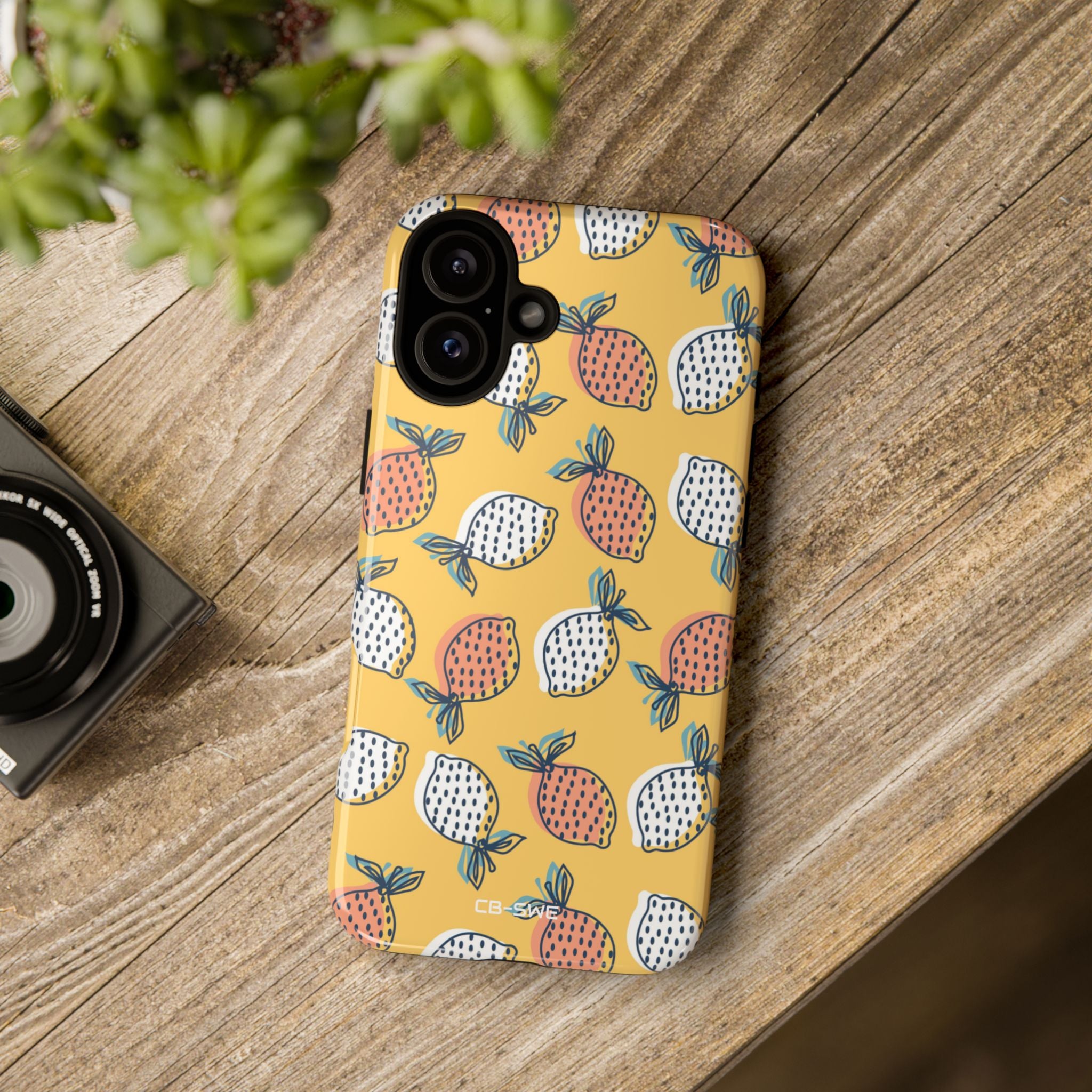 Lemons Dance Playfully - iPhone Case