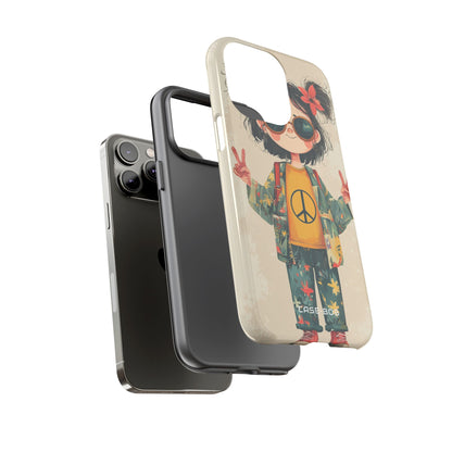Peace Pigtails iPhone 14 Pro Max Case - Tough