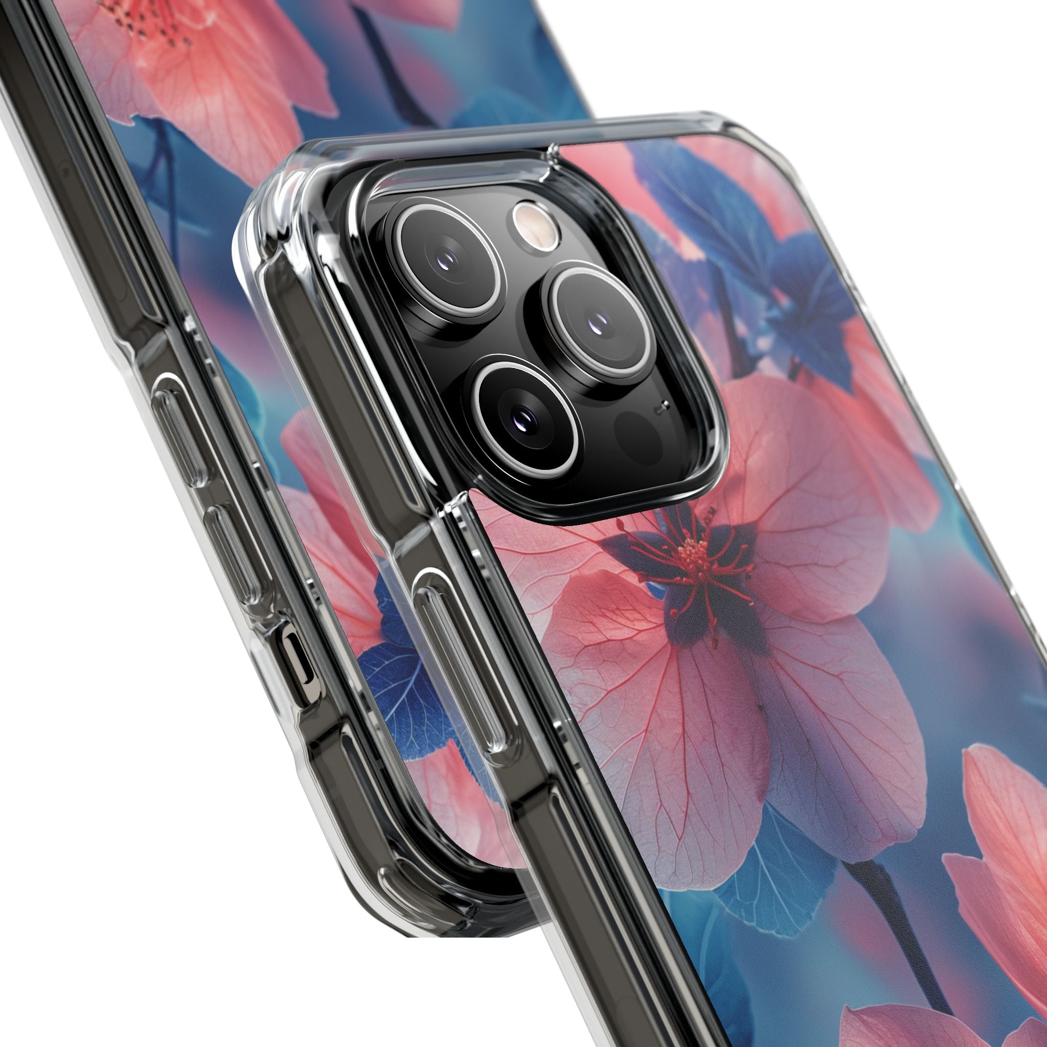 Ethereal Floral Harmony iPhone 14 - Clear Impact Phone Case