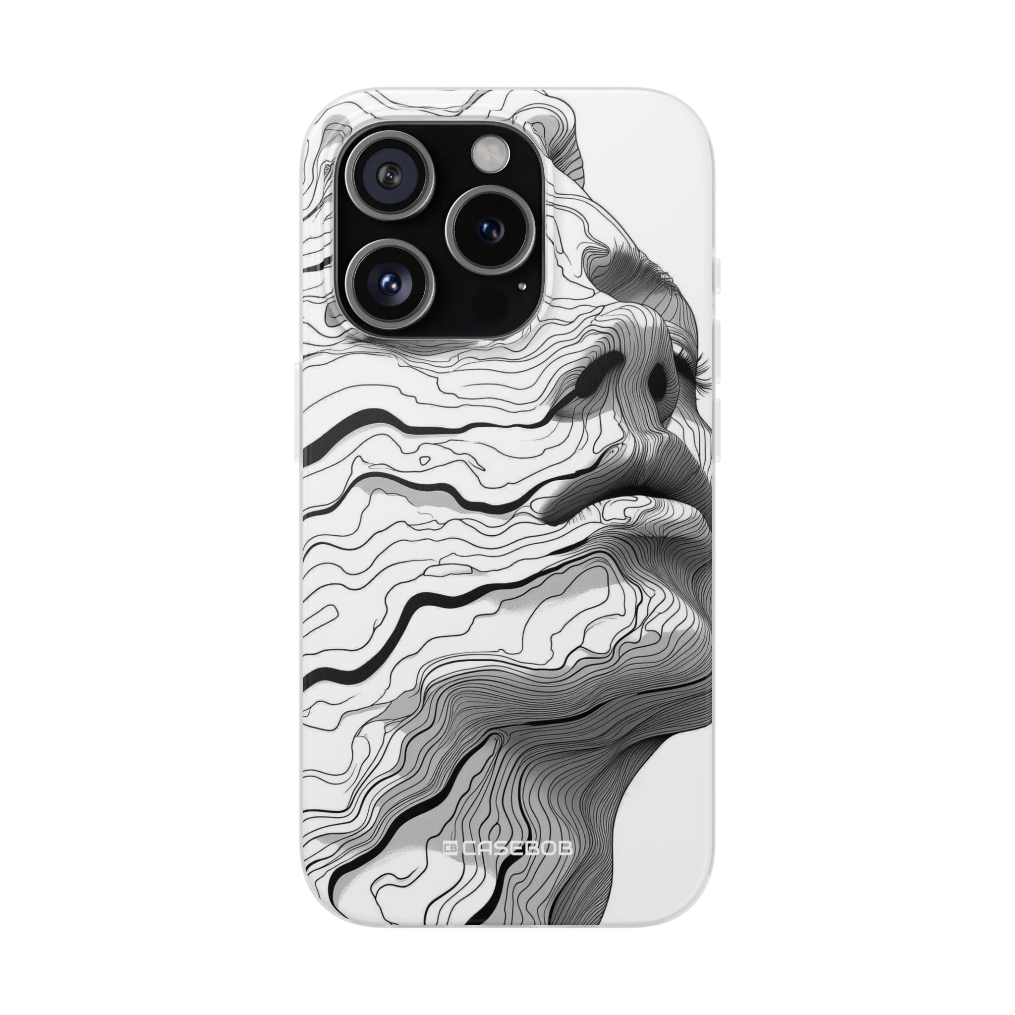 Topographic Serenity | Flexible Phone Case for iPhone