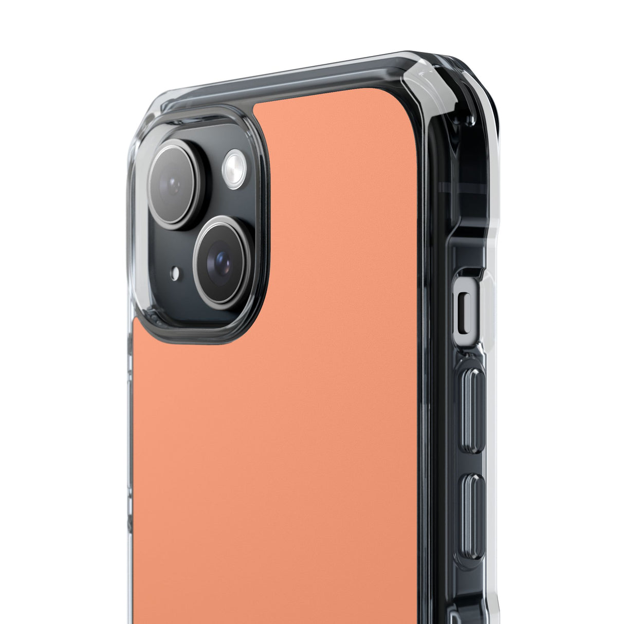 Light Salmon | Phone Case for iPhone (Clear Impact Case - Magnetic)