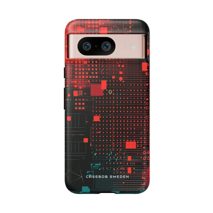 Gradient CyberFlux Google Pixel 8 - Tough Phone Case