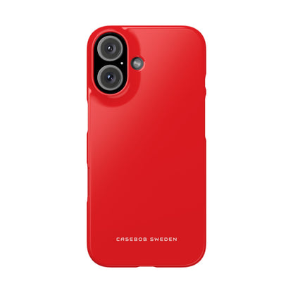 Red iPhone 16 - Slim Phone Case