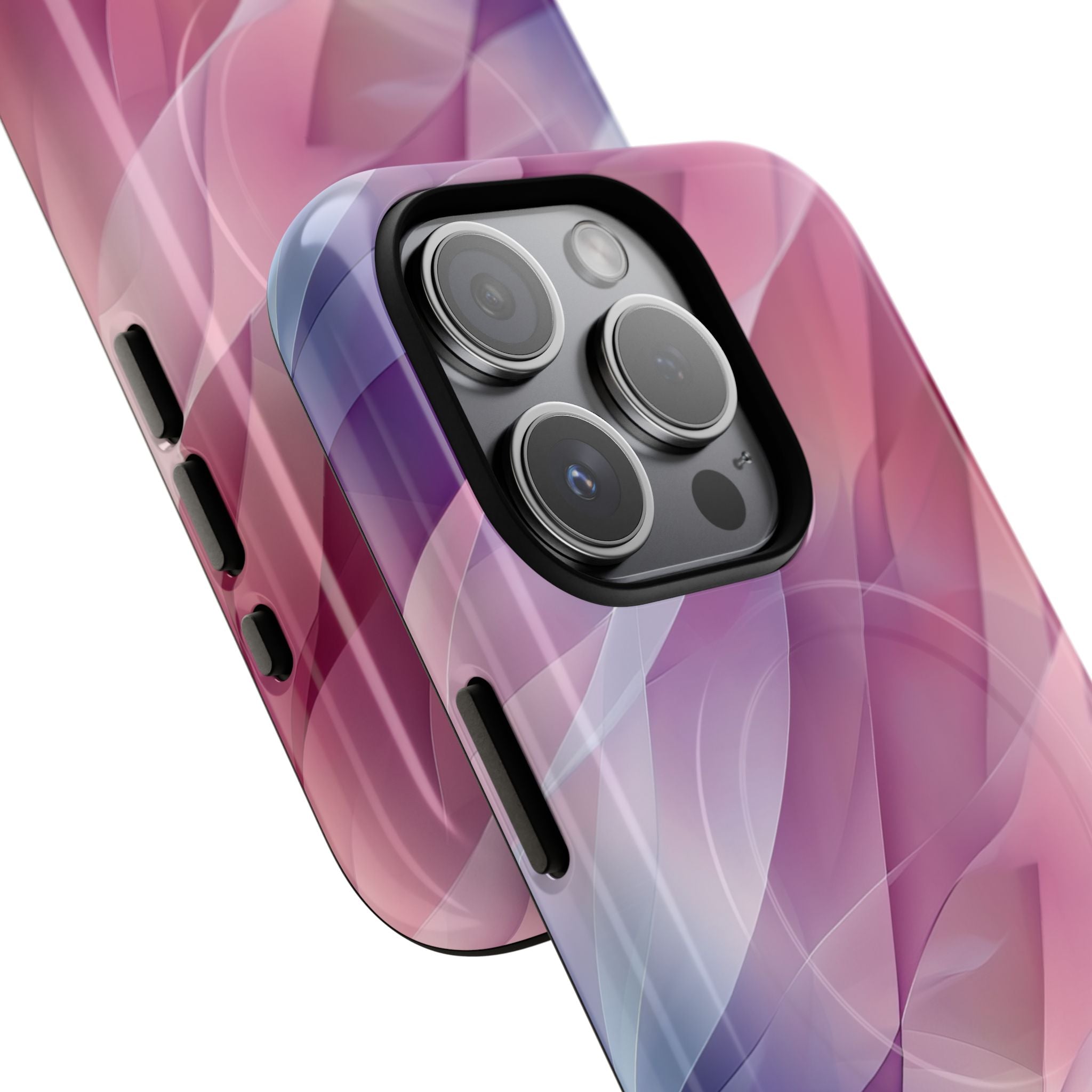 Pink Wave iPhone 15 Pro Case - Tough+