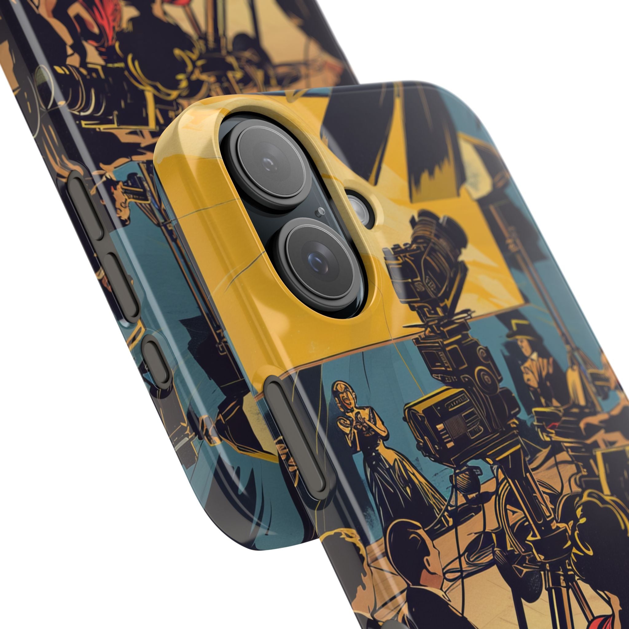 Golden Era Cinematic Spotlight iPhone 16 - Slim Phone Case