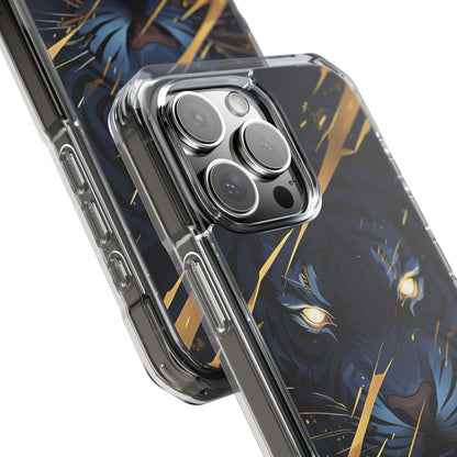 Tiger's Glowing Gaze iPhone Case - Impact