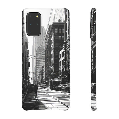 Urban Cityscape Line Perspective Samsung S20 - Slim Phone Case