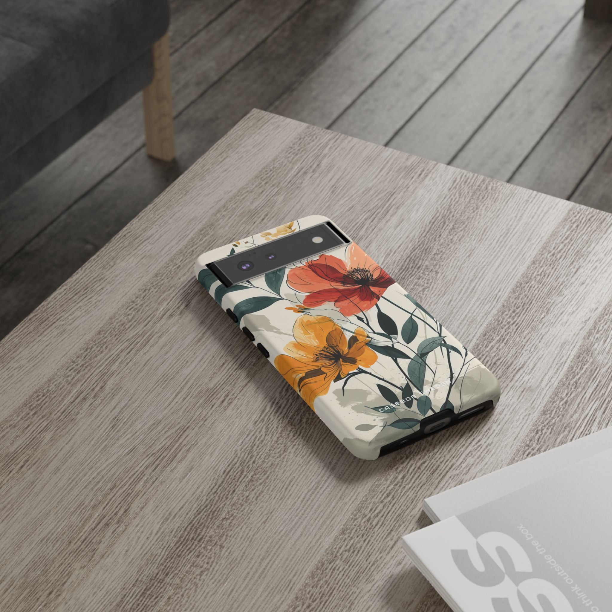 Elegant Floral Harmony Google Pixel 6 - Tough Phone Case