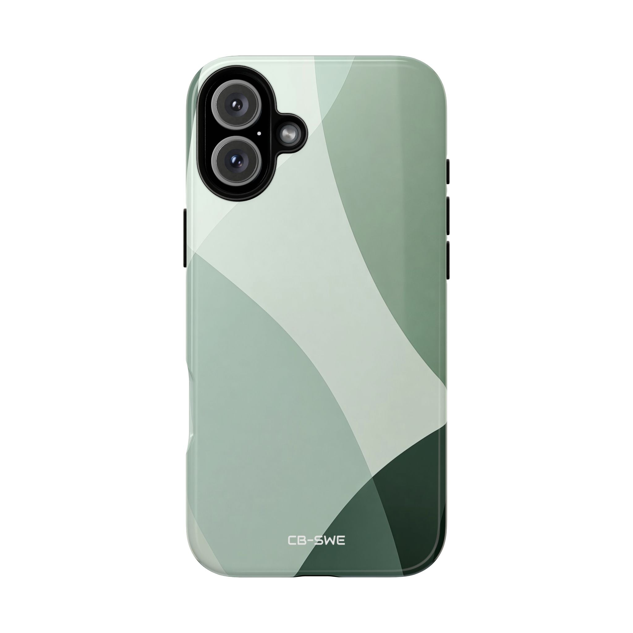 Flowing Green Harmony - iPhone Case