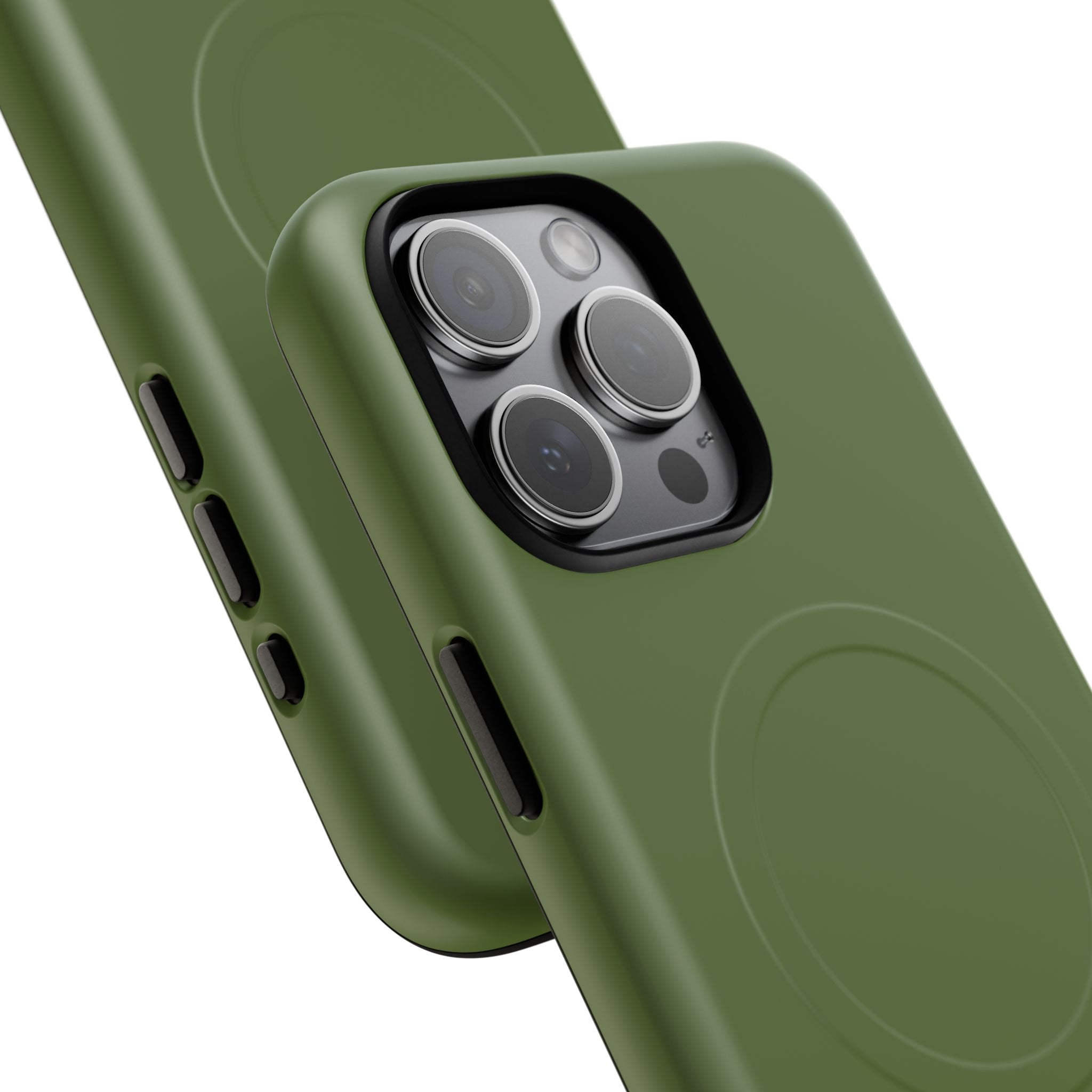 Dark Olive Green iPhone 15 | Tough+ Phone Case