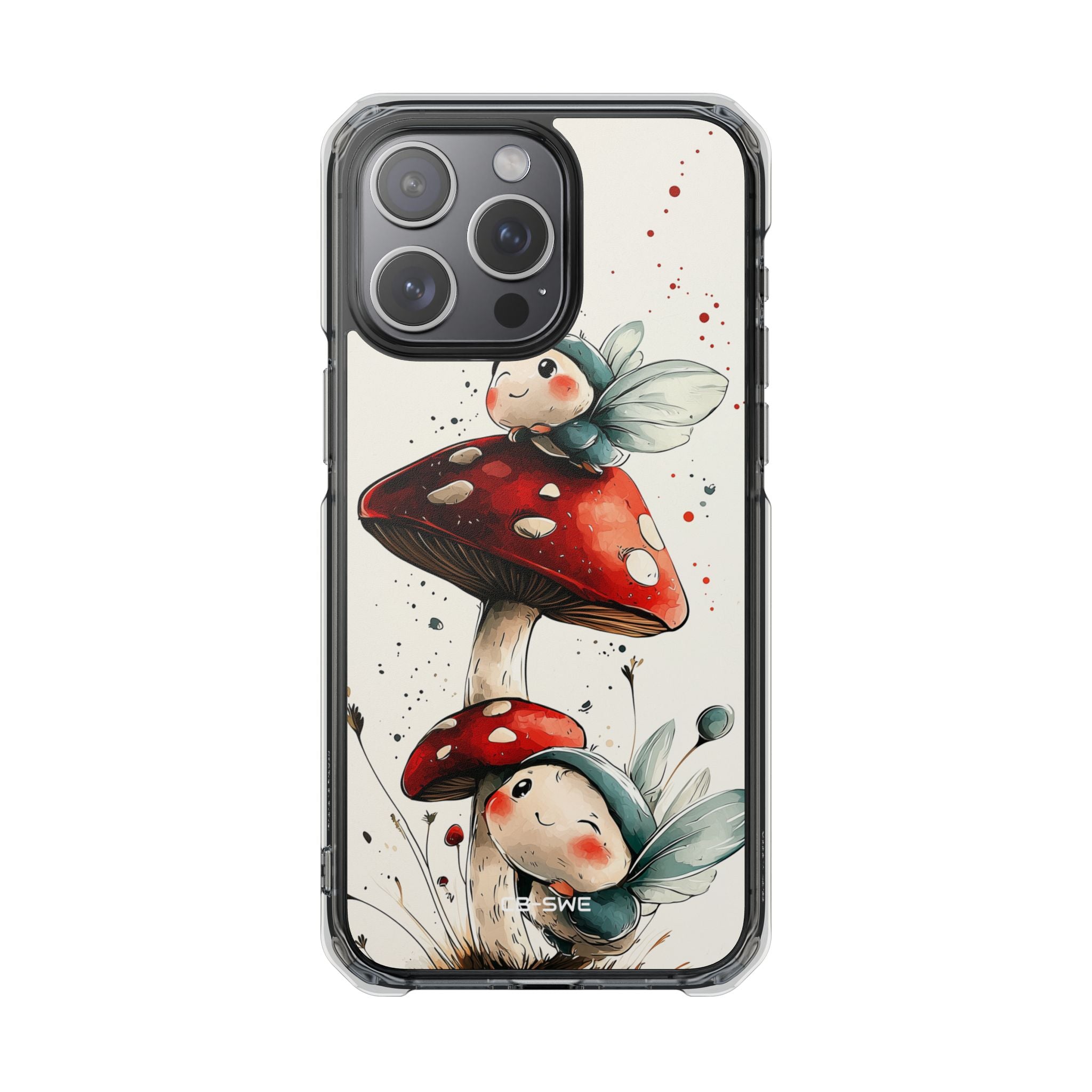 Mushrooms Entertain Fairies iPhone Case - Impact