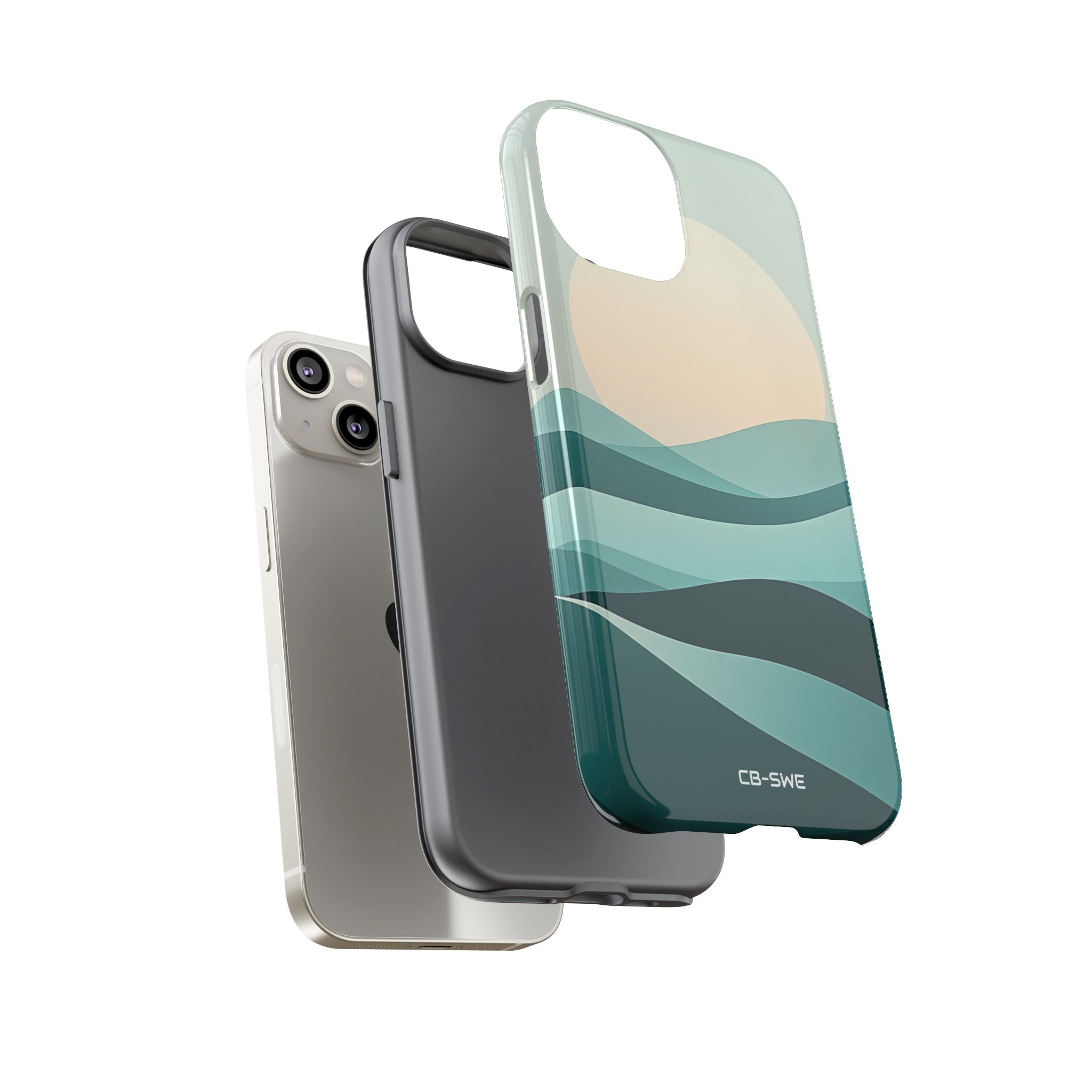 Fluid Harmony Waves - iPhone Case
