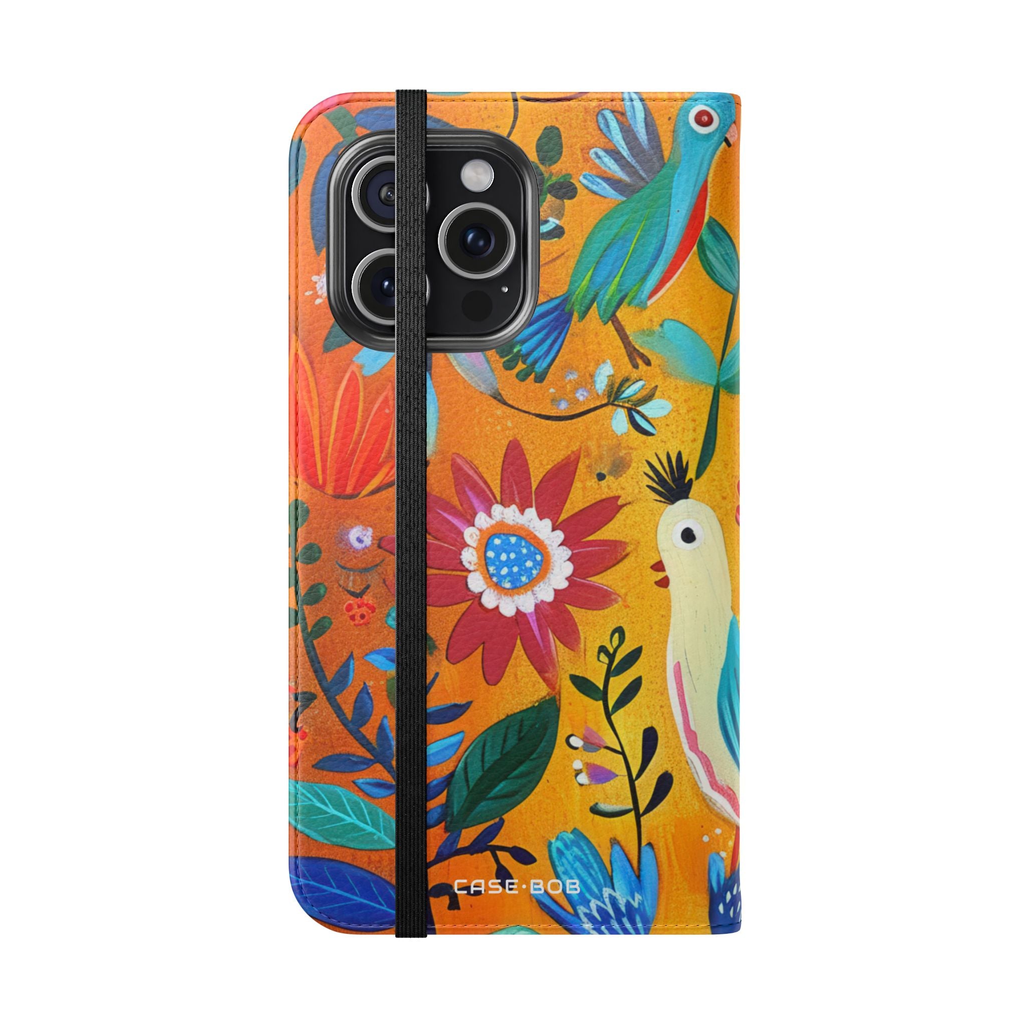 Bluebird Bloom - iPhone 15 Pro Max Case - Wallet