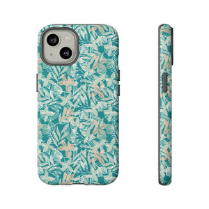 Dark Green Leaf Leaf - Protective Phone Case