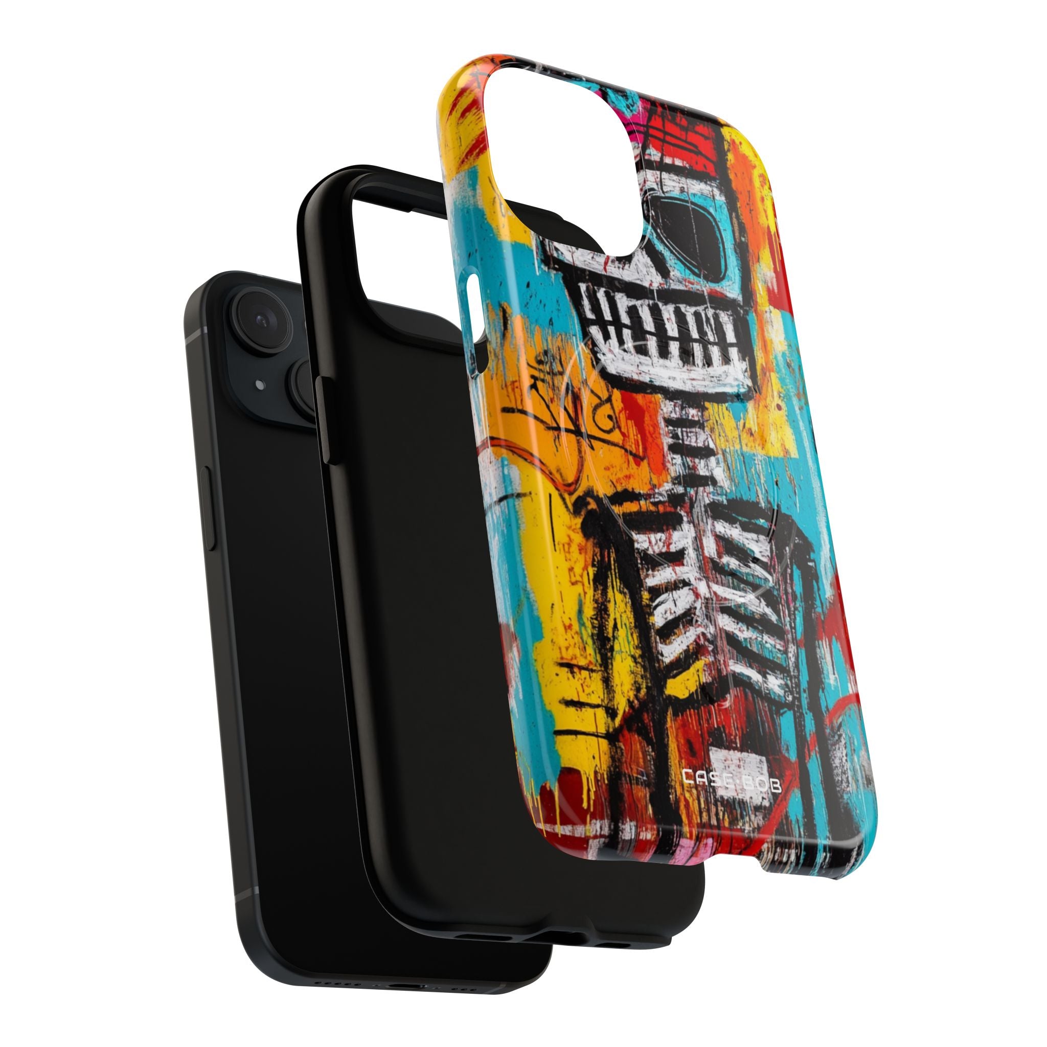 Skeleton Riot iPhone 15 Case - Tough+