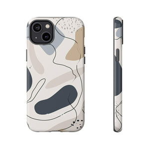 Grey Lines Simplicity - Protective Phone Case