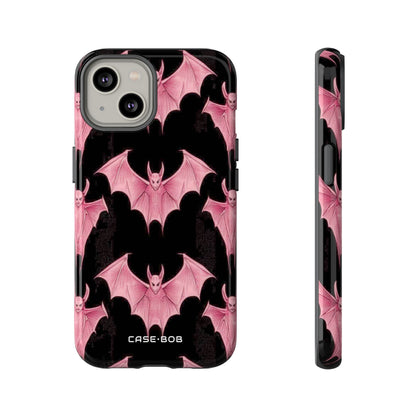 Pink Batwave iPhone 14 Case - Tough