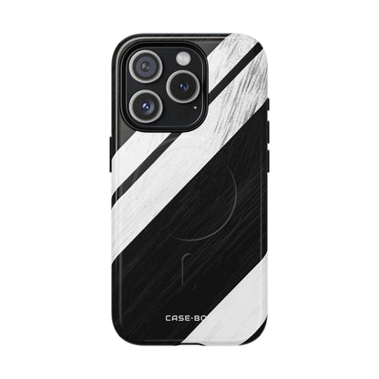 Distressed Stripe Motion iPhone 15 Pro Case - Tough+